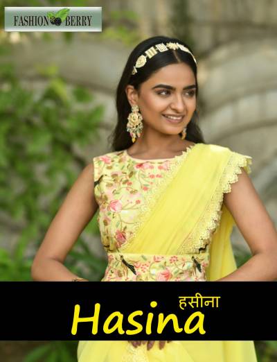 HASINA VP1337 TO VP1340 BY FASHION BERRY GEORGETTE SAREES MANUFACTURER IN INDIA